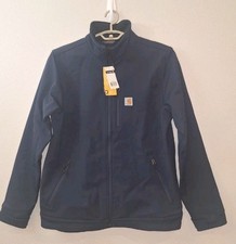 Carhartt Crowley Softshell Rain Defender Jacket Mens Large Tall Navy NWT $140 picture
