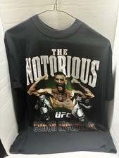 Conor McGregor The Notorious Official UFC MMA Graphic T-shirt Men's Size Medium picture