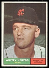 1961 Topps #106 Whitey Herzog picture
