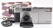 Contax T Rangefinder Film Camera T14 Flash w/ Strap All Works JAPAN [NEAR MINT] picture