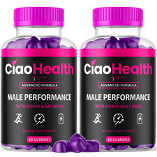 Ciao Health Male Performance Gummies Advanced Vitamin Supplement 120 Gummies picture