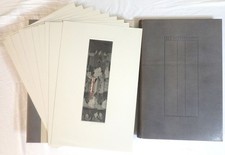 DIARY OF ANNE FRANK HET ACHTERHUIS PENNYROYAL w/ 10 SIGNED JOSEPH GOLDYNE PRINTS picture