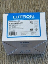 Lutron Homeworks Hybrid Keypad HQRD-HN6BRL-WH  -  NEW in serial # matching box picture
