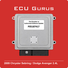 2009 Avenger/Sebring 2.4L Engine Computer P05187417 