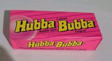 Vintage Wrigley NOS HUBBA BUBBA ORIGINAL FLAVOR Bubble Gum Candy Made IN Canada  picture