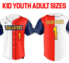 sunshine 1 Texas Tailgaters RED WHITE Jersey All sizes VDF264 picture
