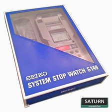 Seiko S149 Stopwatch Chronograph Blue/Gray Plastic (MPN SVAS013/S149) picture