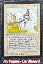 MTG Alpha White Knight — Moderately Played | Limited Edition Alpha 1993 picture