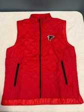 2026 Atlanta Falcons Select Member Gear Men’s Red Quilted Vest L Large NEW picture