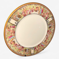 RARE ANTIQUE Scammell Ivory Lamberton China William Penn Hotel Dinner Plate picture