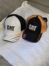 Cat Racing TYLER REDDICK #8 RYAN NEWMAN #31 SIGNED Hat  NASCAR Auto Caterpillar picture