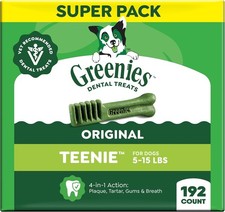GREENIES Original TEENIE Natural Dental Dog Treats 192 Count ** Fast Shipping ** picture