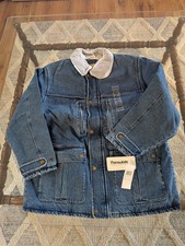 NEW Vintage Cabela's Men's Large Denim Jacket NWT Mountain Cape Parka Outdoors picture