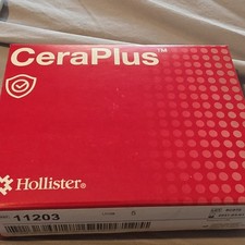 Hollister CeraPlus 11203 Ostomy Skin Barrier Wafer Tape Adhesive, Box of 5 picture