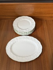 Coalport Countryware Tiffany & Co 9pc ~ 8 Dinner Plates Oval Platter England picture