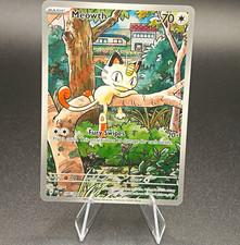 2025 Pokemon Meowth 106/094 Illustration Rare IR Phantasmal Flames English picture