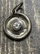 Waxing Poetic March Birth Order Charm Sterling Silver 925 EUC picture