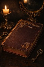 Antique Edgar Allan Poe Complete Works Book 1890s Leather Bound picture