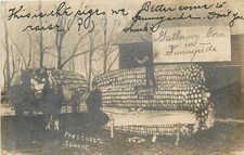 Postcard RPPC C-1910 Washington Sunnyside Mabton corn exaggeration WA24-4284 picture