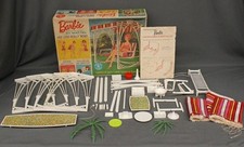 Super Rare USA Foot MISS BARBIE #1060 Mattel 1964 w/3 wigs, Sleepy Eyes,& Box picture