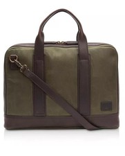 Frye Carter Slim Briefcase - NWOT - Green Khaki picture
