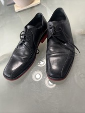 Johnston And Murphy Black Oxfords 10.5 picture