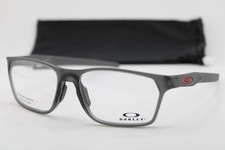 NEW OAKLEY OX8032-0257 HEX JECTOR GREY SMOKE SATIN AUTHENTIC EYEGLASSES 57-17 picture