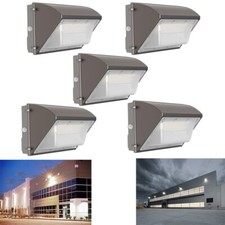 5Pack LED Wall Pack Lights 150W 18000LM Commercial Outdoor Security Lighting picture