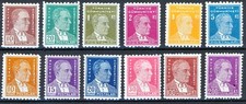 TURKEY/TURKEY 1950/1951 ATATURK (5°) SET OF 12v***Thick Paper, Superb MNH picture