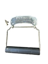 VBP1125 Antique c1910 Wolverine Brass Toilet Paper Holder Advertising Restored picture