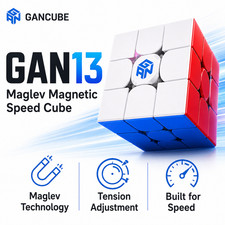 Gan13 Maglev: Speed-Adjustable Magnetic Rubix Cube (Frosted, Stickerless) picture