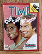 Pristine Vintage 1985 TIME Magazine Miami Vice Don Johnson on the Cover picture