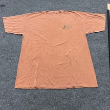 Lucy Buffett's LuLu's T-Shirt Mens XL Orange Bama Rendezvous Coastal Graphic picture