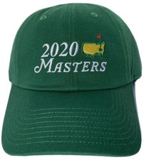 2020 MASTERS GREEN COTTON MEN’S HAT AUGUSTA NATIONAL GOLF CLUB ADJUSTABLE -NEW  picture