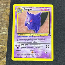 💎 MINT💎 Pokémon TCG Gengar 20/62 Fossil Rare Unlimited EN 1999 80 HP Regular picture