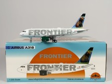 InFlight200 1:200 Frontier Airlines Airbus A318-100 N801FR picture