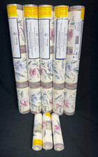 Sealed Vintage Mirage Brewster Floral Wallpaper 5 Double Rolls & 3 Border Rolls picture