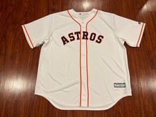 Majestic Cool Base Men’s Houston Astros White Jersey 2XL XXL Baseball MLB picture