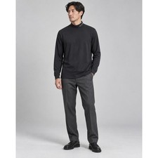 1017 ALYX 9SM Mock Neck Long Sleeve Top Black Size L Made in Portugal Unisex picture