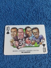 Brown Jackson Payton Sanders Hero Decks Playing Card Goats Card Rare Card picture