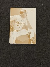 1997 Pinnacle #15 Andre Dawson 1/1 Printing Plate Florida Marlins HOF picture