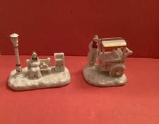 Lenox Mistletoe Park Series Park Bench & Chestnut Seller  Village NEW 2026 BOX picture