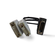 8in LFH-59 Cable DMS-59 DY599A NVIDIA-PNY-HP DVI - Black picture