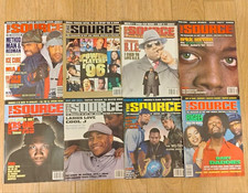 The Source Magazine Lot of 8 Vintage 1990s Hip Hop Rap Notorious BIG Wu-Tang Fug picture