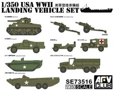 AFV Club SE73516 1/350 USA Landing Vehicle Set picture