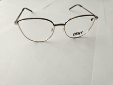 DKNY Women's Cat-Eye Eyeglasses Frames 53mm Taupe Gold DK1027-272 picture