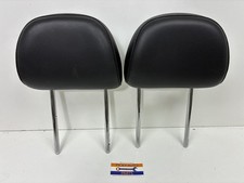 12-19 VOLKSWAGEN BEETLE REAR LEFT and RIGHT SEAT HEADREST SET OEM Black Leather picture