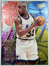 🔥 1995-96 Fleer Ultra Shaquille O’Neal Rising Star Foil Insert #6 Of 9 Magic 🔥 picture