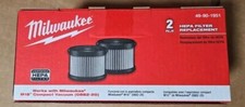 Milwaukee 49-90-1951 Replacement Filter for 0882-20 M18 COMPACT Vacuum 2 pk. picture
