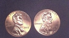 2013-P&D Lincoln Shield Cent (2) Penny Set BRILLIANT UNCIRCULATED picture